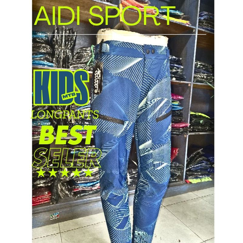 Celana panjang anak  MTB MOTIF/BMX Adventure