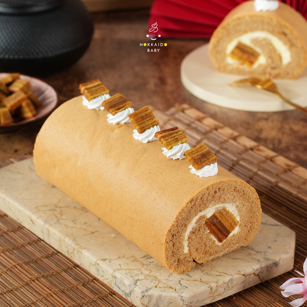 Hokkaido Baby - Lapis Legit Rollcake | Full Wisman | Hampers Kue Imlek | Paket CNY Premium