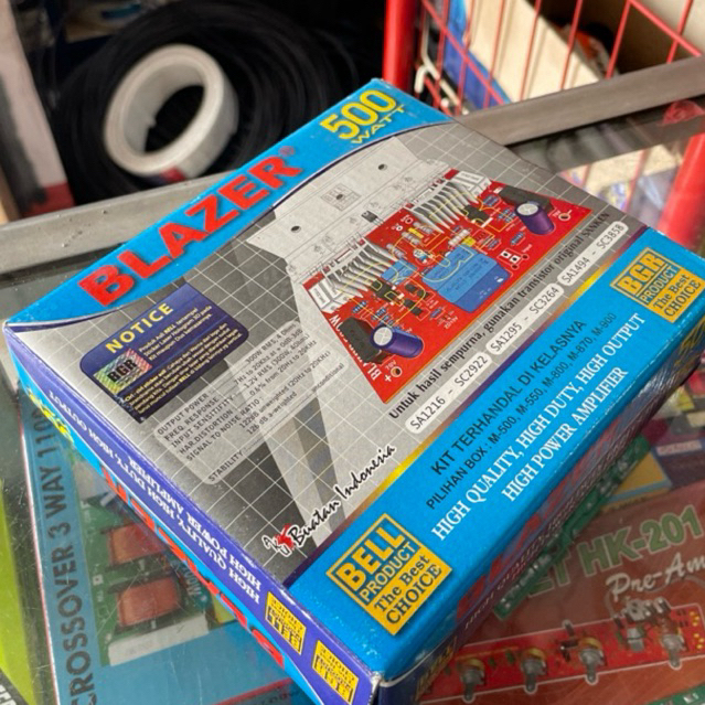 Kit amplifier blazer 500watt