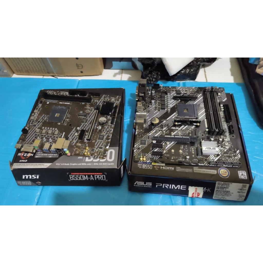 PAKET RYZEN 5 5600G + B550M + RAM 16GB + SSD 128/256GB