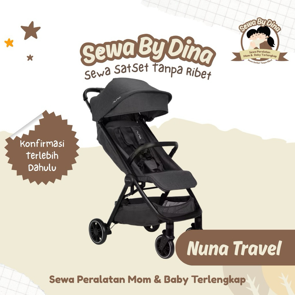 SEWA STROLLER NUNA TRAVEL (KIRIM INSTAN ONLY)