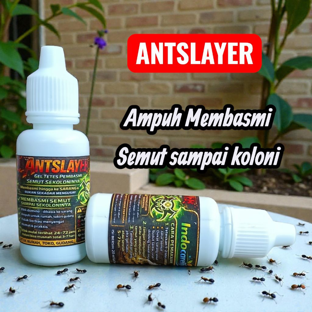 RACUN PEMBASMI SEMUT ANTSLAYER SUPER AMPUH OBAT RACUN ANTI SEMUT PENGUSIR SEMUT MERAH SEMUT RANGRANG