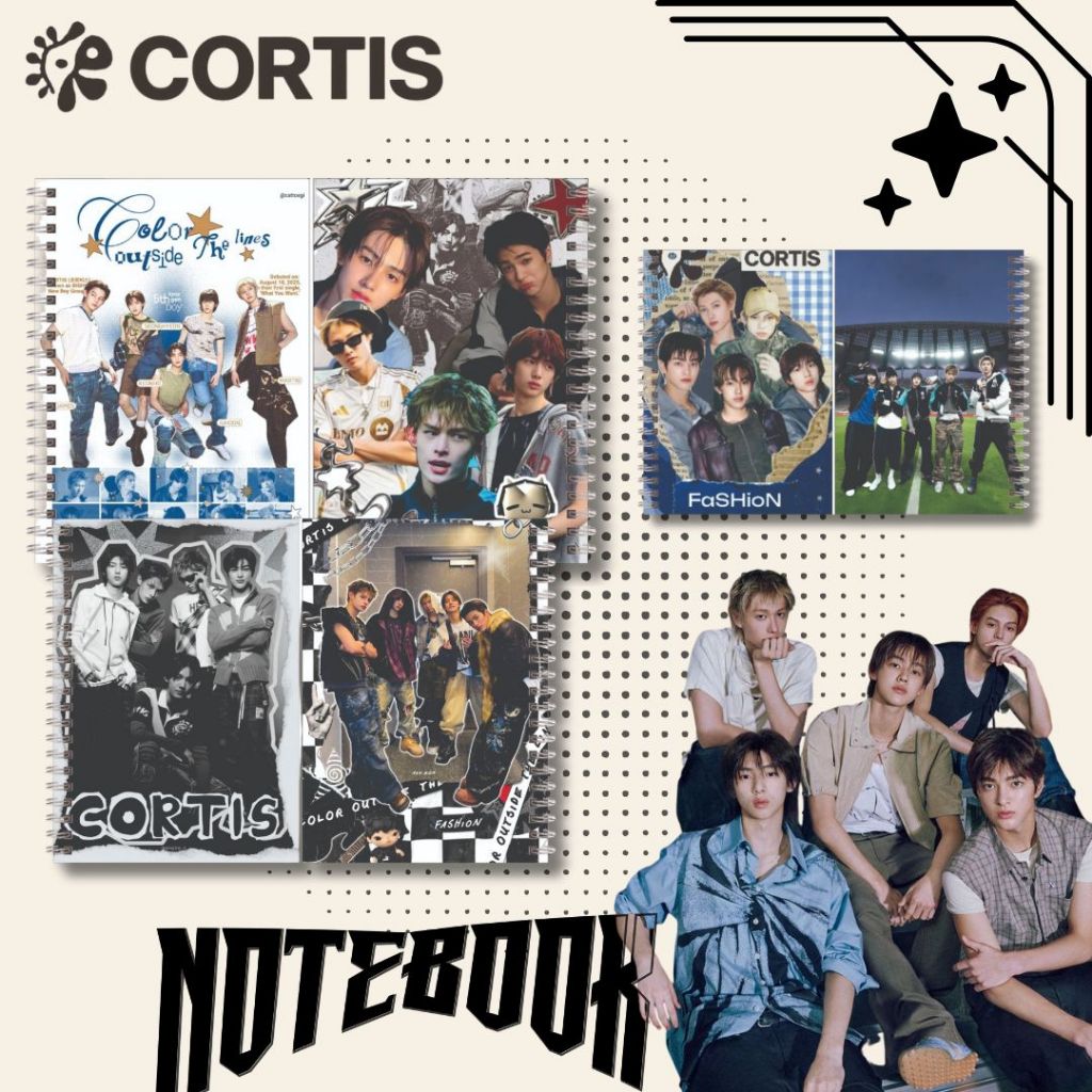 NOTEBOOK KPOP CORTIS / BUKU CTATAN CORTIS KPOP IDOL