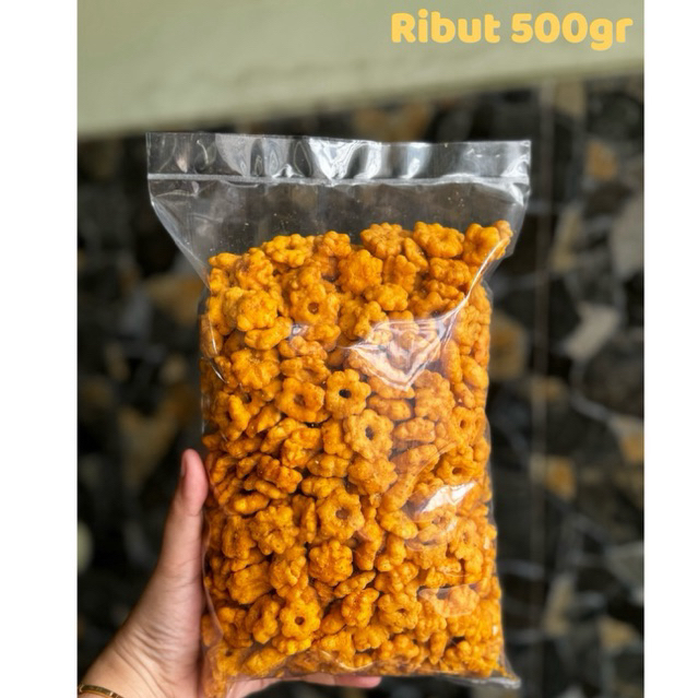 SNACK JAJAN LEBARAN RIBUT 500gr
