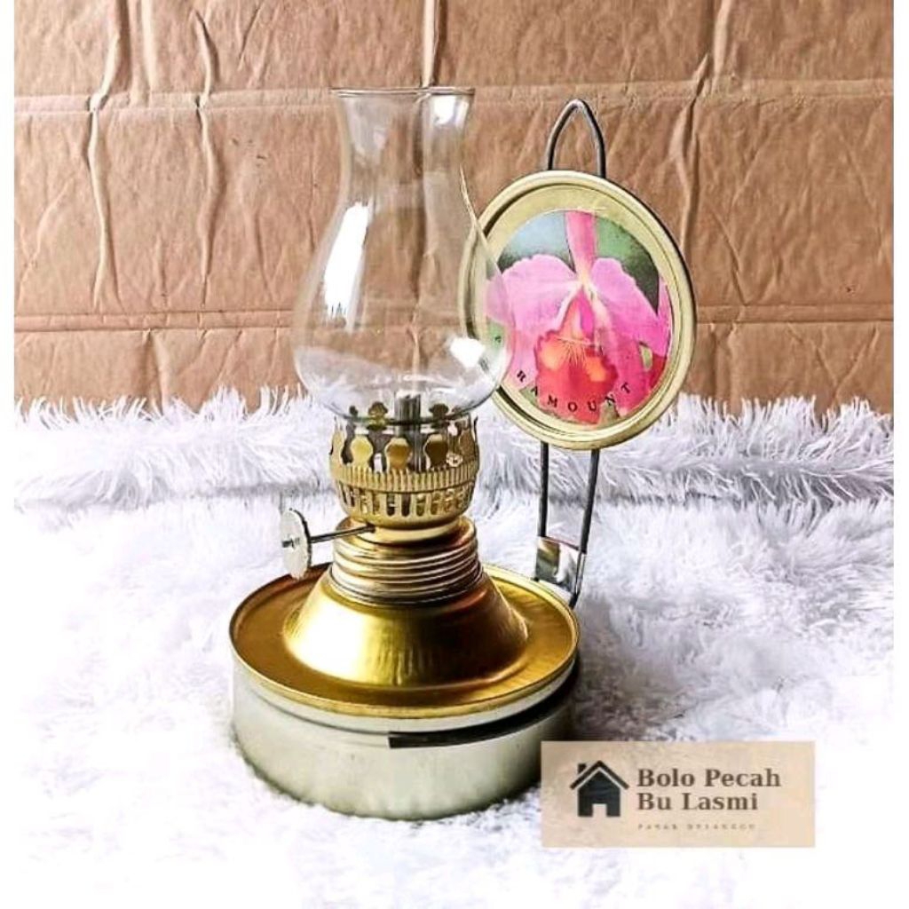 BL - SATU SET LAMPU TEPLOK MINI KACA KECIL / LAMPU TEPLOK MINI MINYAK TANAH / LAMPU TEPLOK JADUL / L