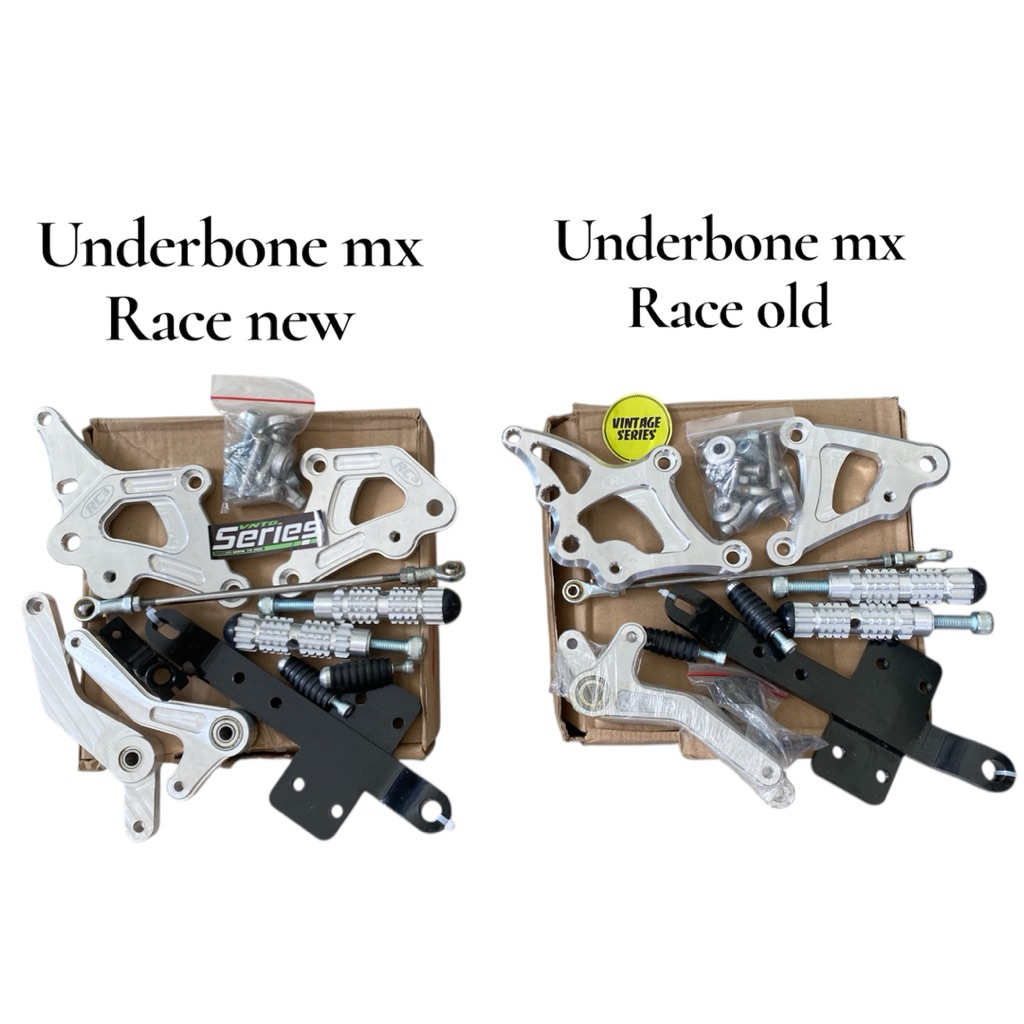 FOOTSTEP UNDERBONE MX KING RC3 TYPE RACE  CAKRAM FOOT STEP DEPAN UNDERBONE RC3 MX-KING MXKING race n
