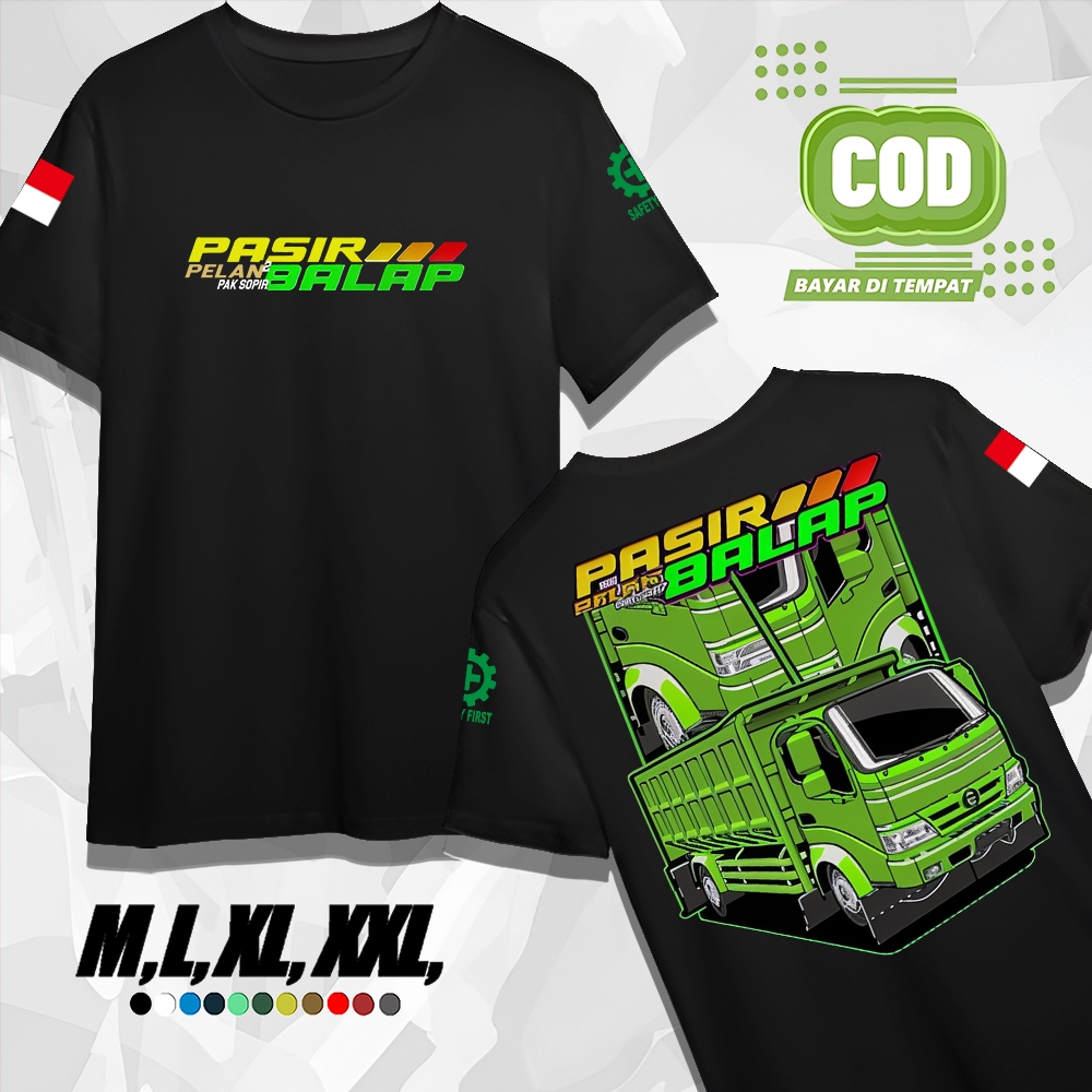 KAOS TRUK PASIR BALAP - BAJU DRIVER TRUK - KAOS MURAH - KAOS PREMIUM - KAOS TERBARU - KAOS VIRAL - K