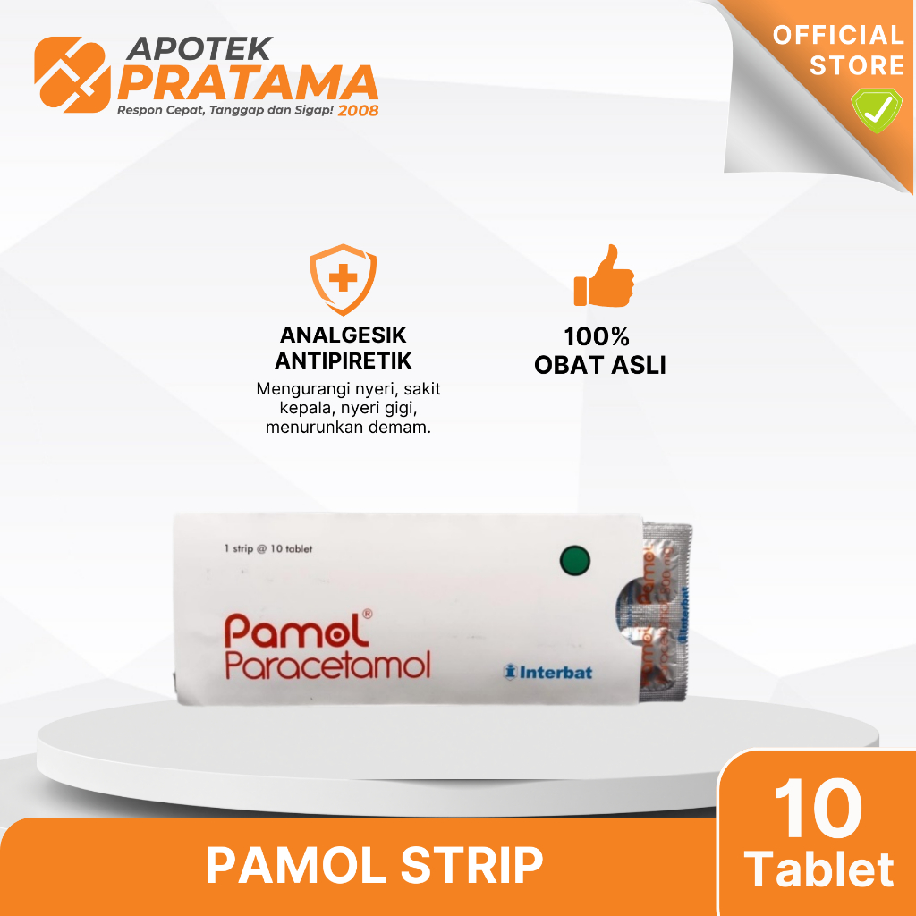 PAMOL STRIP 10’S TABLET / PAMOL STRIP