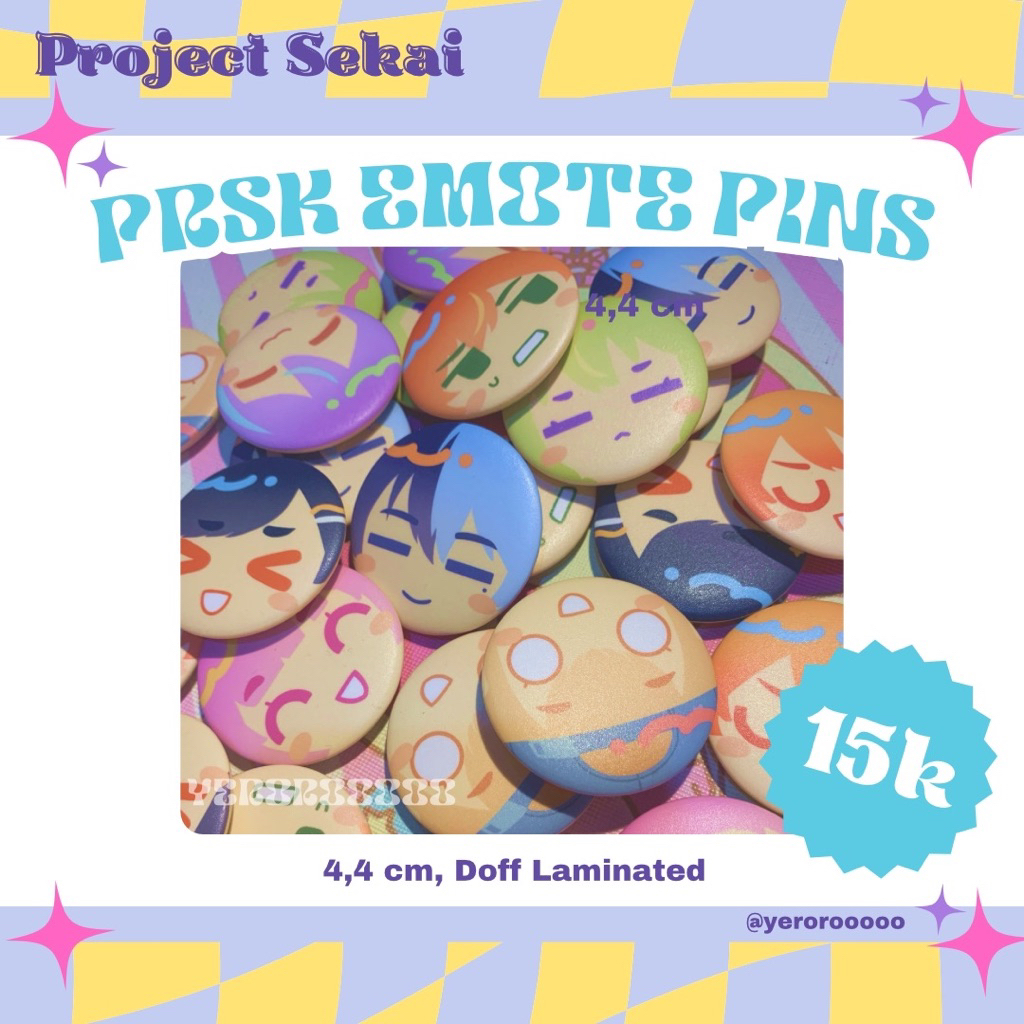 Proseka Emote Pins - by Yeroroooo
