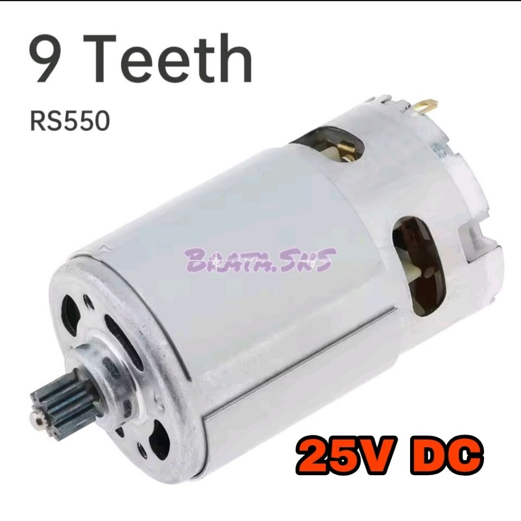 Dinamo RS550 550 25Volt DC Gear 9 Teeth Jet Cleaner Bor JLD Makita NRT Cordless DIY