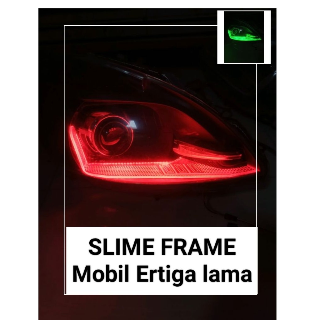 CUSTOM ACRILIK SLIME FRAME ERTIGA LAMA WELCOME SEIN RUNNING