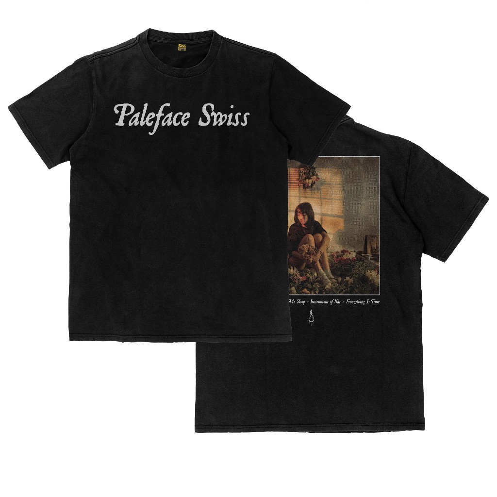 Kaos Paleface Swiss Withering Flower Band Metal Metalcore Kaos Tebal T Shirt Katun 16s Heavyweight