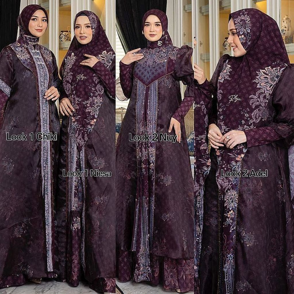 Anggun Rayya Gamis Sarimbit Couple Keluarga Original Branded By Rhyn