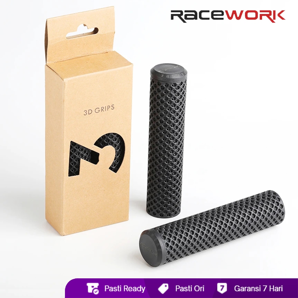Racework CRX 3D Printed Grips Tacky Anti-slip Handgrip Handle Grip Sepeda Semua Bisa Grip BMX Grip M