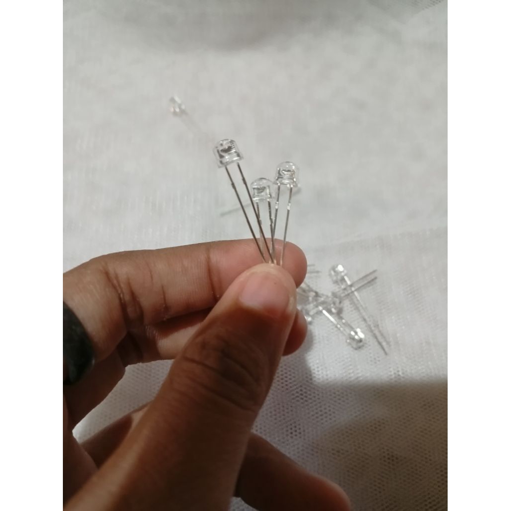 10pcs Lampu Led 5mm Merah Strawhat