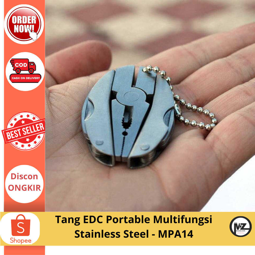 Tang EDC Portable Multifungsi Stainless Steel / Tang Mini Lipat