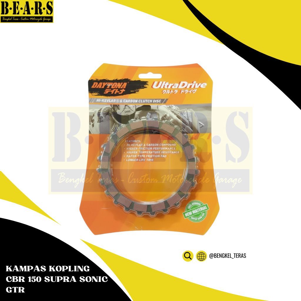 Kampas kopling Daytona CBR150R Sonic Supra GTR