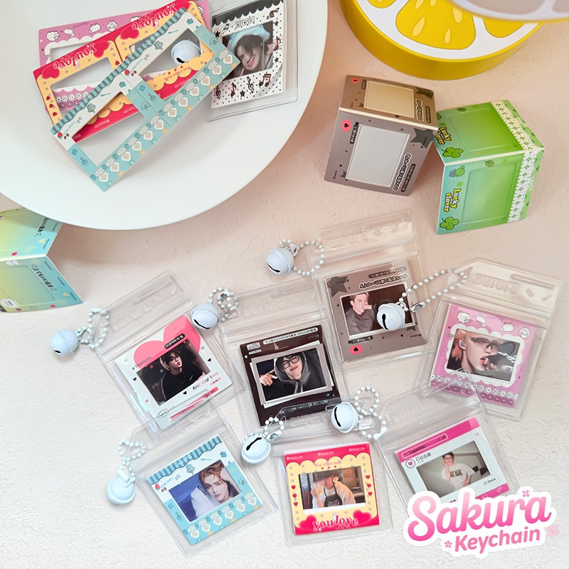 Gantungan Aksesoris Tas Tempat PC SEVENTEEN S.Coups Kantong PVC Ziplock Photocard Korea