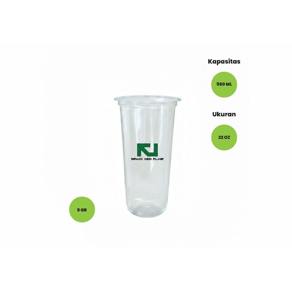 SABLON CUP MURAH 22oz - DATAR & OVAL - MERK STARINDO / POLYCUP