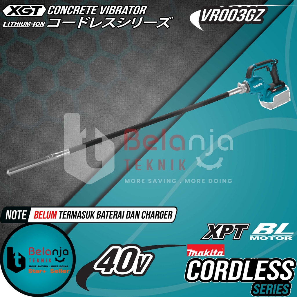 Mesin Pemadat Cor Beton Makita VR003GZ01 40V XGT Brushless
