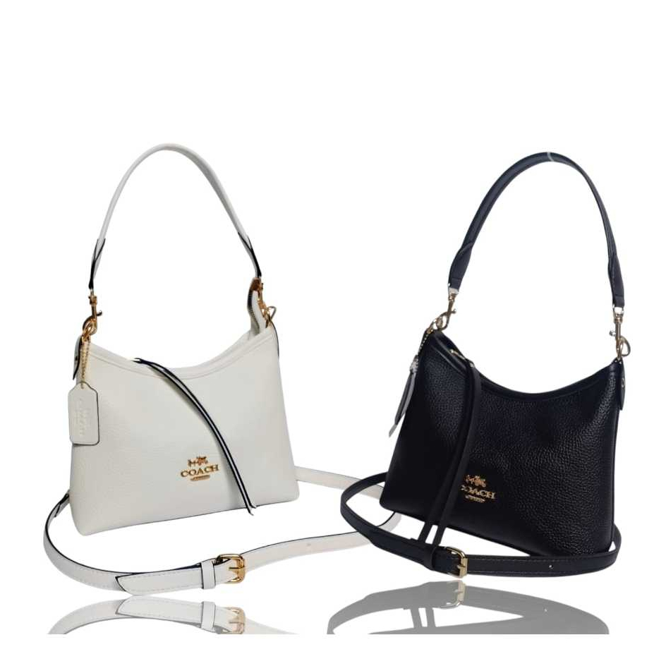 Tas Bahu Wanita laurel mini shoulderbag black white Desain Unik dan Elegan cantik ga perlui mahal