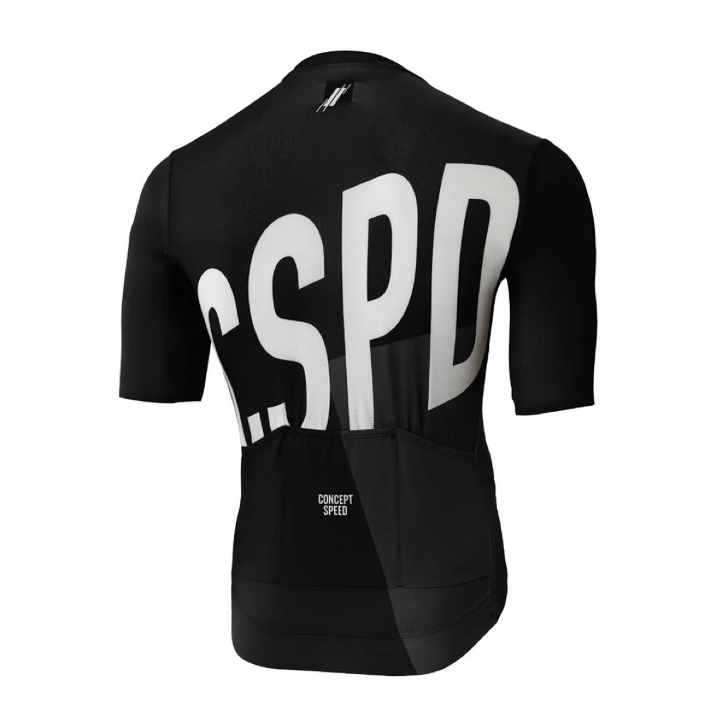 Jersey CSPD Essential Concept Speed Black - Concept Speed Jersey Sepeda Road Bike