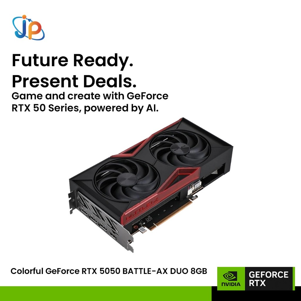 VGA Colorful GeForce RTX 5050 BATTLE-AX DUO 8GB - 8 GB GDDR6
