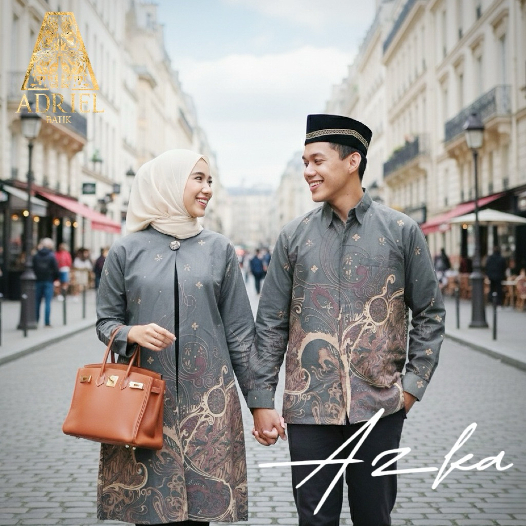 AZKA BATIK TULIS PREMIUM (Kemeja PRIA / Outer WANITA)  - Batik Motif Kualitas PREMIUM KATUN Solo Mur