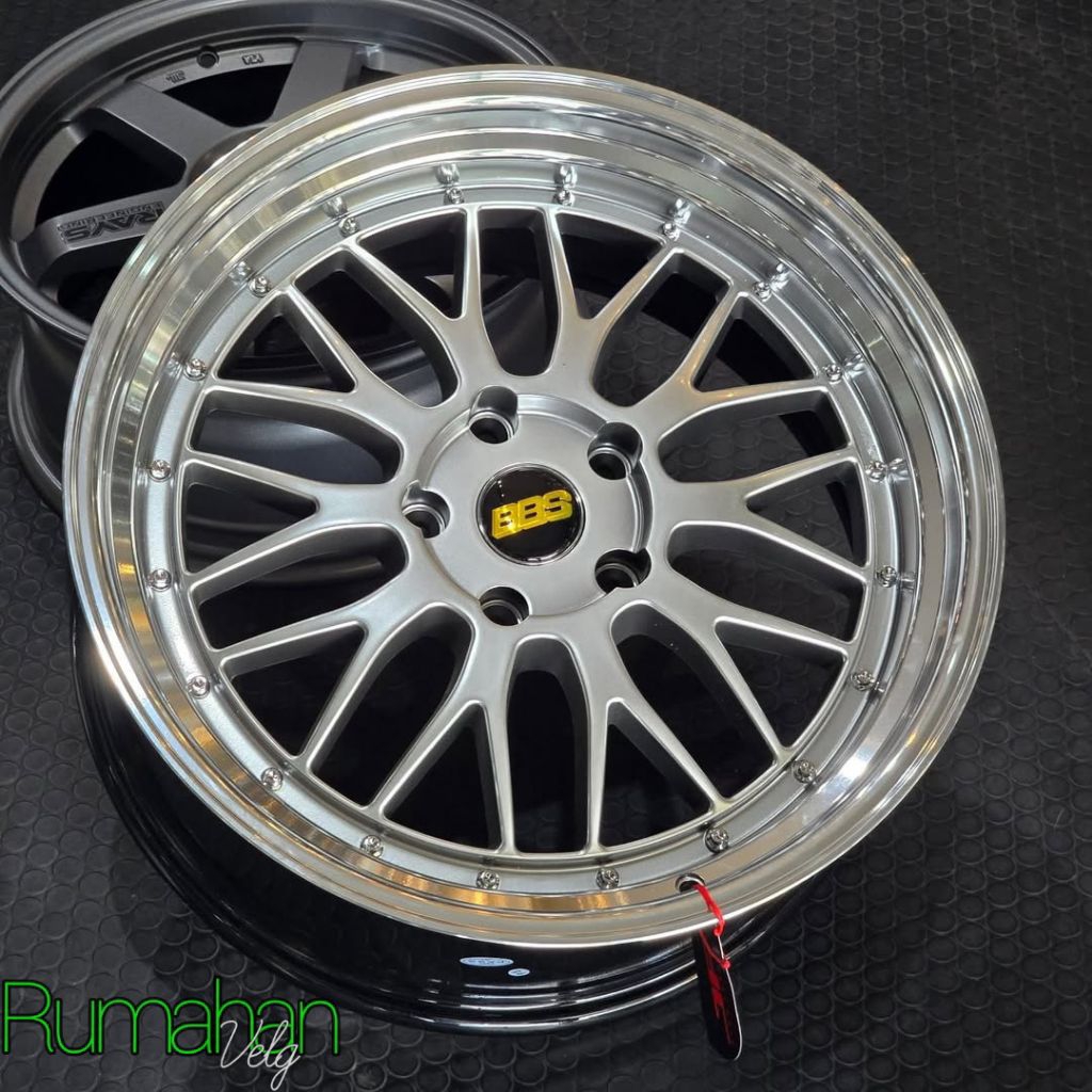 velg ring 19 bbs lm flow forming pcd 5x120 lebar 8,5 - 9,5 velg racing bmw r19 velg bmw e46 velg mob