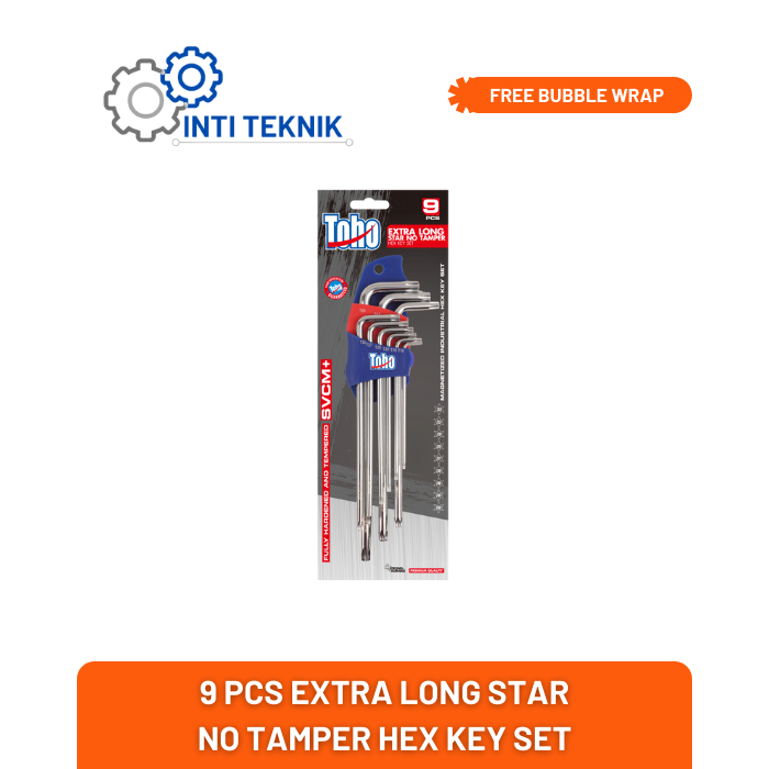 Kunci L Set Bintang Panjang 9Pcs TOHO