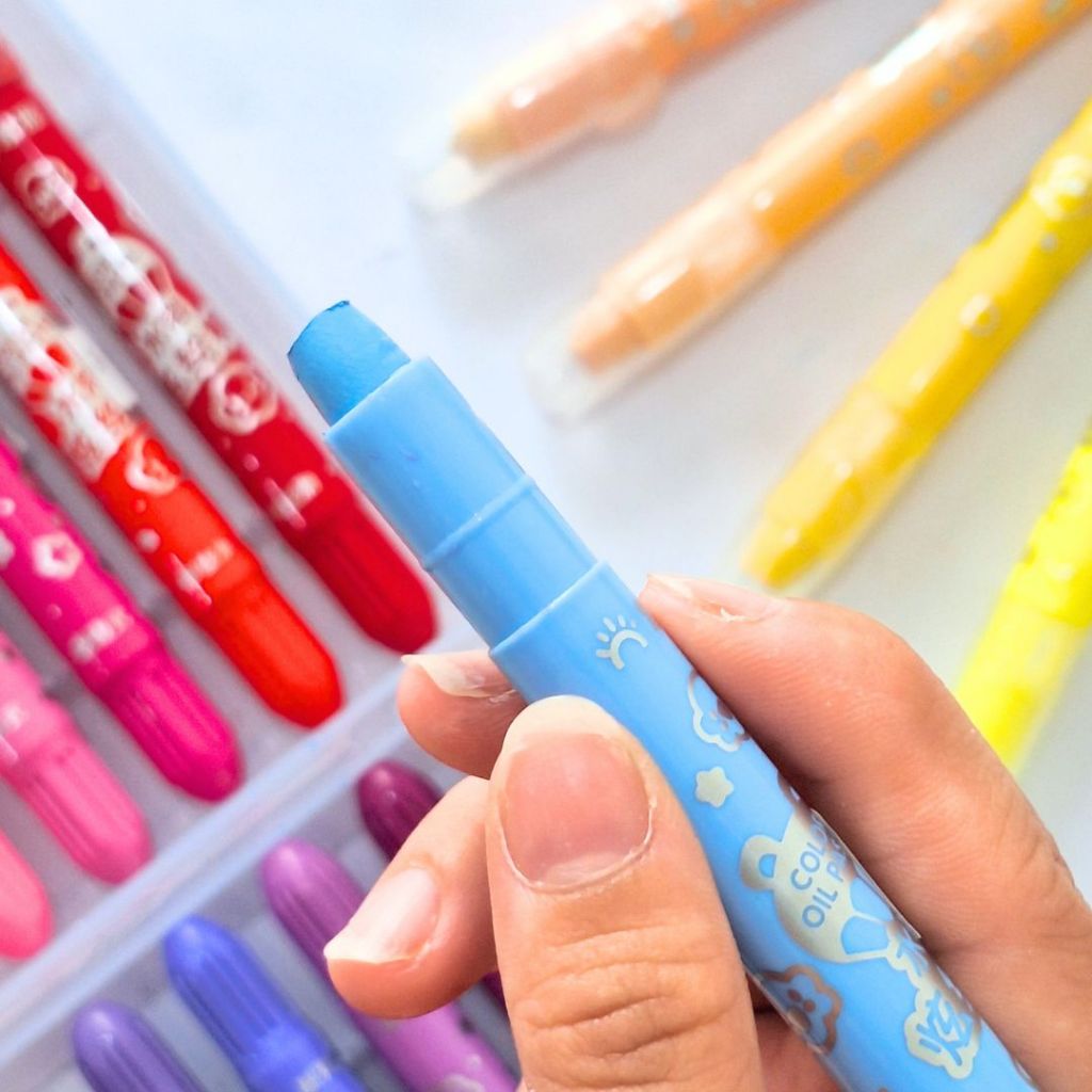 CUCI GUDANG Refill Crayon GRASP MATA SEDANG satuan ECER silky crayon