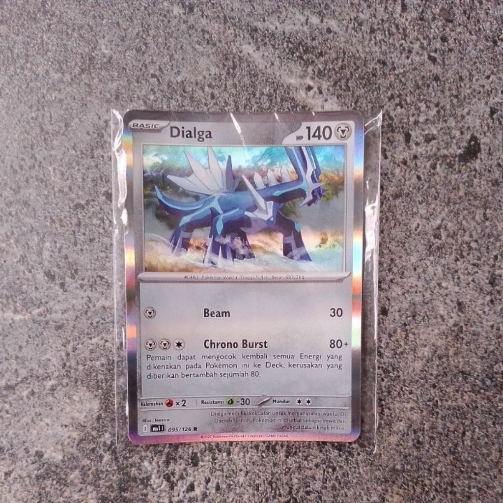 Kartu Card Pokemon Indonesia TCG Dialga 095/126 MA1 Evolusi Mega
