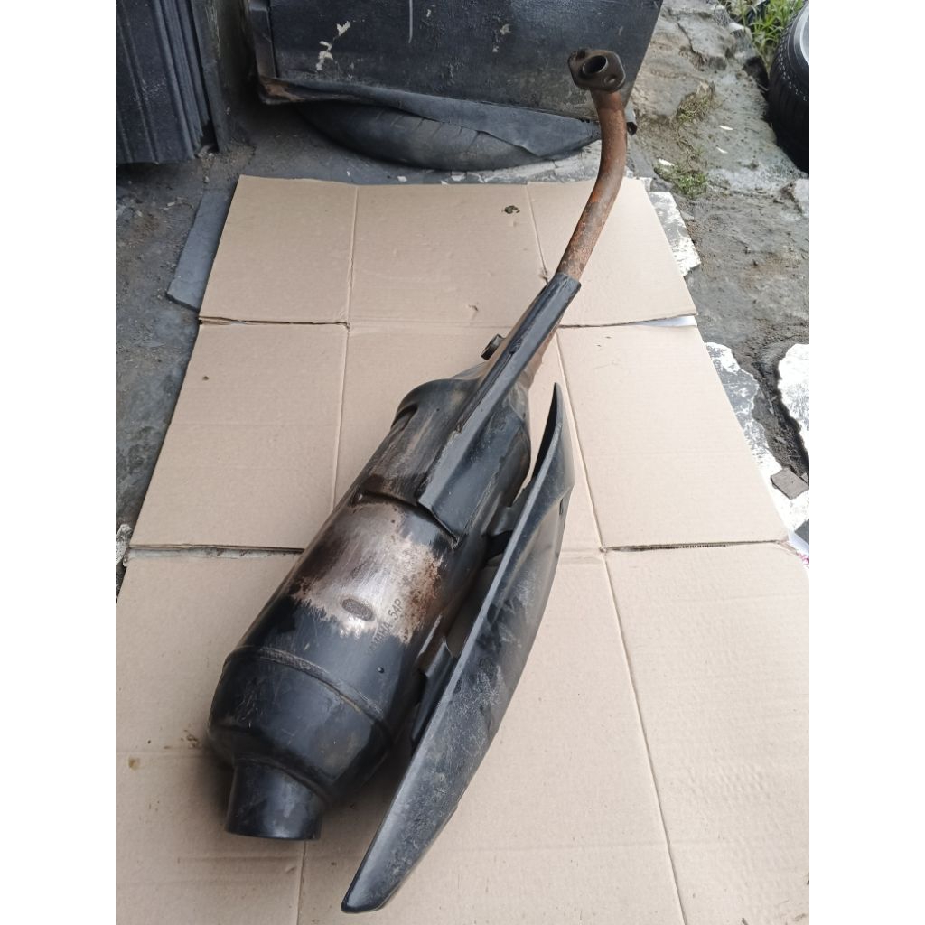 Knalpot Standar Yamaha Fino Fi 115 Original Copotan