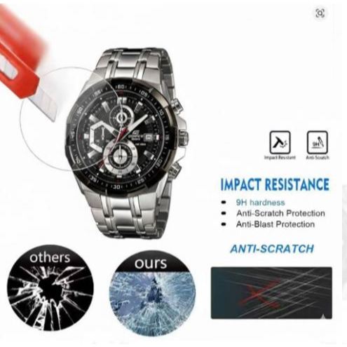 nnn tempered glass for CASIO EDIFICE EFR-539D-1AV EFR 539D 1AV anti gores jam tangan TG pelindung la