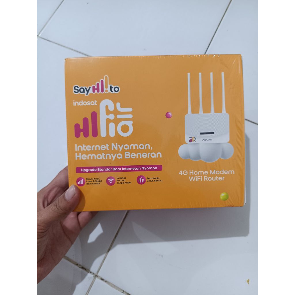 Modem Hifi Air Advan + Simcard Im3 50GB