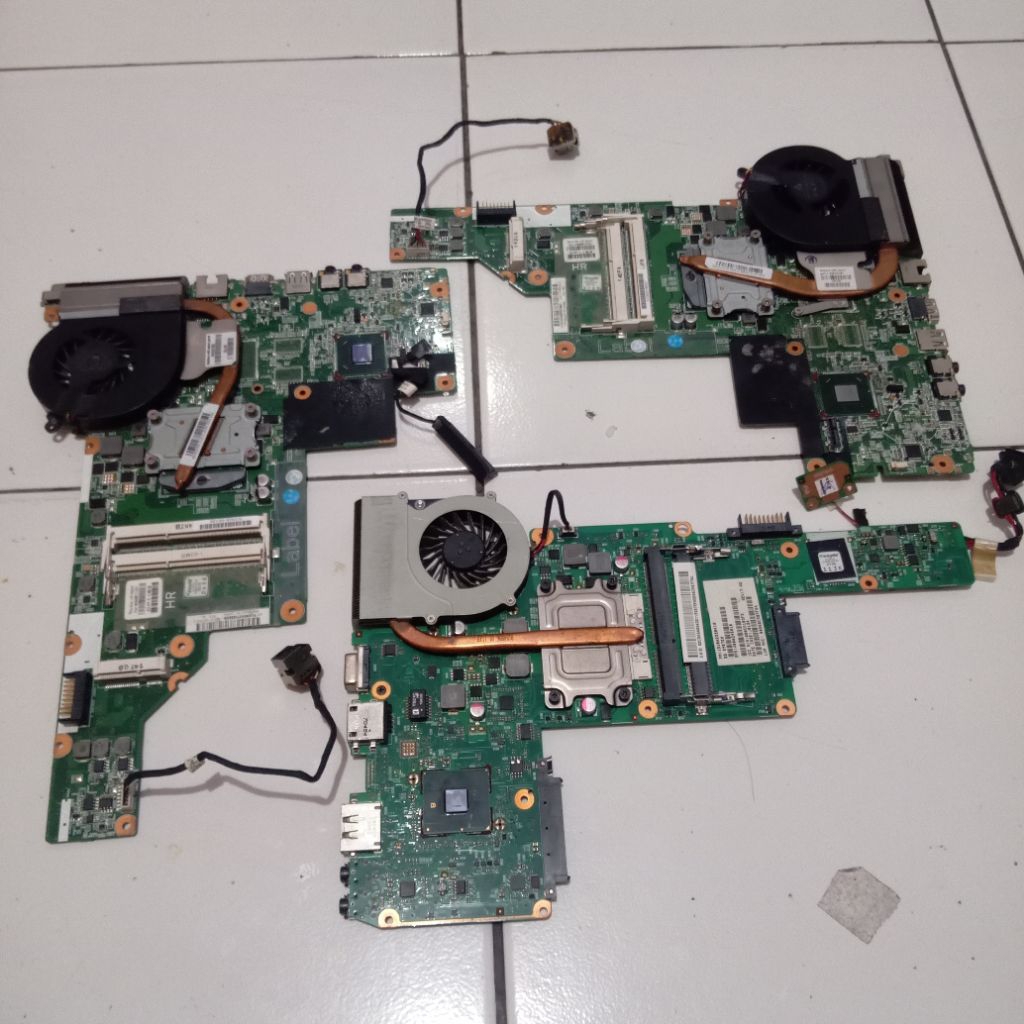borong 3 mobo laptop hidup nodisplay