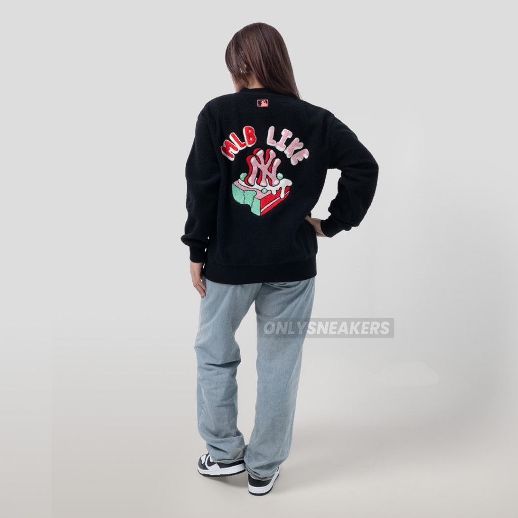 MLB LIKE NEW YORK YANKEES A PIECE OF CAKE BLACK SWEATSHIRT