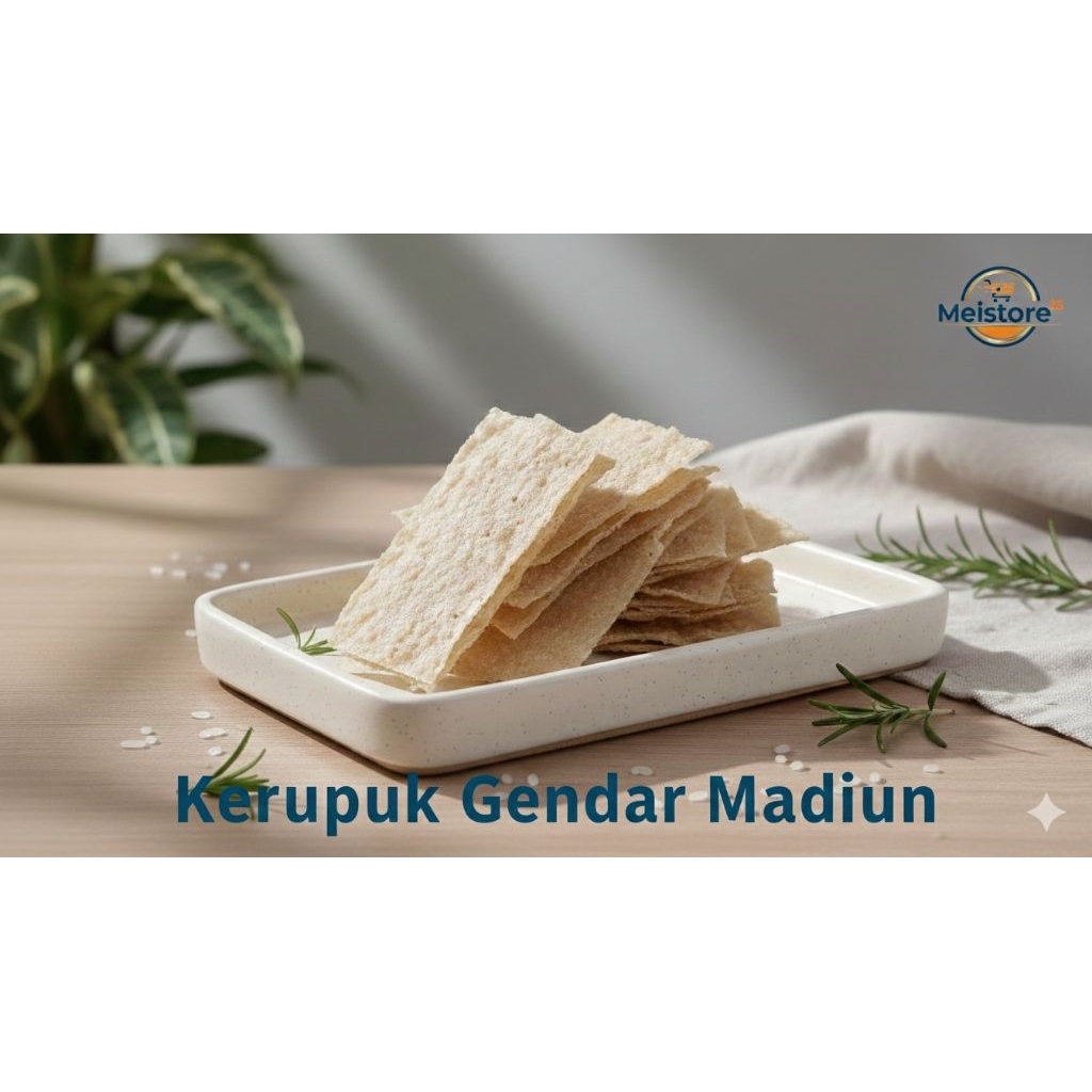 Kerupuk gendar 20pcs kerupuk gendar mentah gendar nasi cemilan jadul keripik gendar kerupuk gendar m