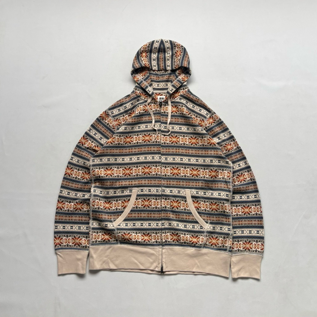 Zipper Hoodie Uniqlo Navajo