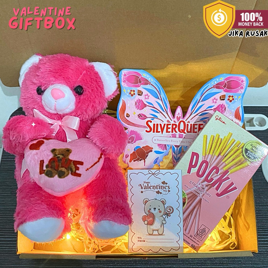 WORDGIFT Hampers ultah anniv wisuda Valentine / Kado ulang tahun Valentine / Hampers Ultah / Birthda