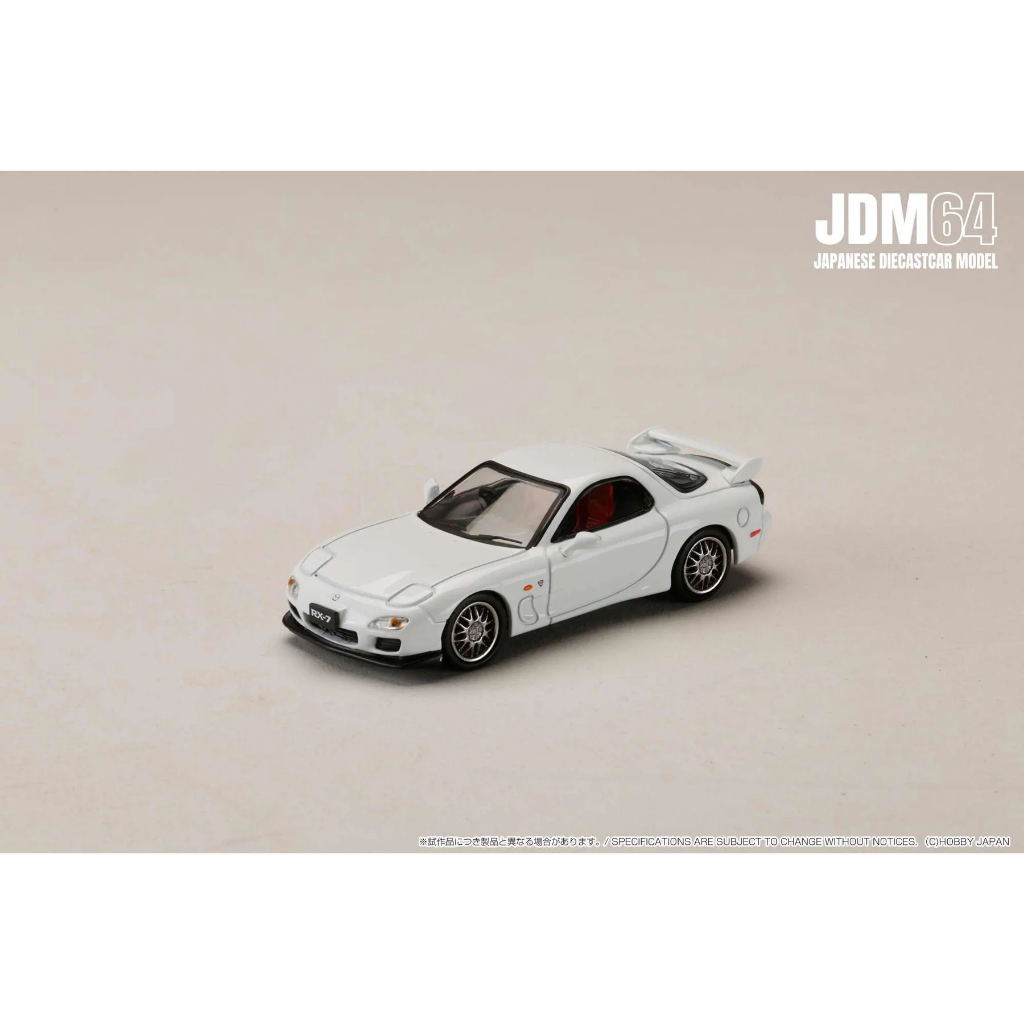 HOBBY JAPAN JDM64 MAZDA RX-7 RX7 ( FD3S ) SPIRIT R TYPE A PURE WHITE