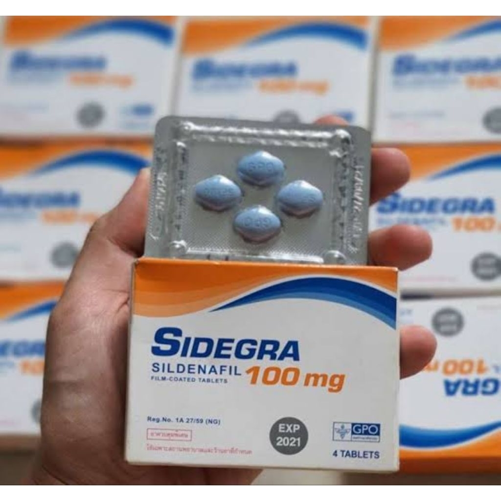 (Privasi)Sidegra Sf 100mg Original Suplemen Herbal Stamina Pria Tahan Lama Ampuh 1Kotak 4Butir
