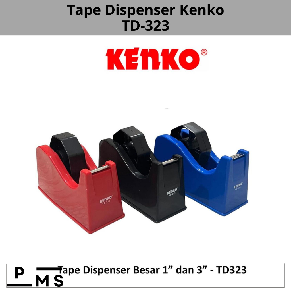 Kenko Tape Dispenser Besar (1" dan 3" Core) TD-323 Dispenser Tape Isolasi 12 & 24mm