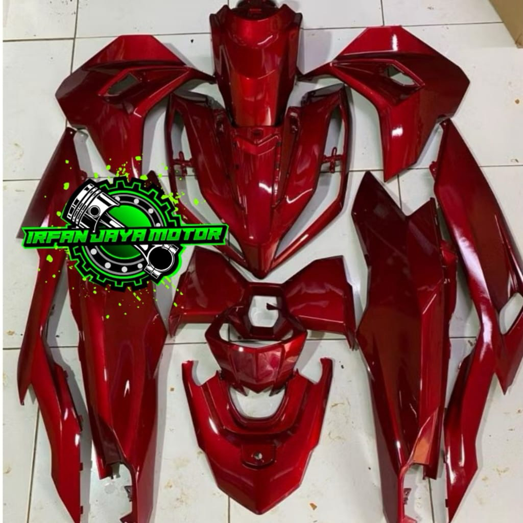 ful body halus Honda Vario 125 new Vario gen 2 Merah Candy
