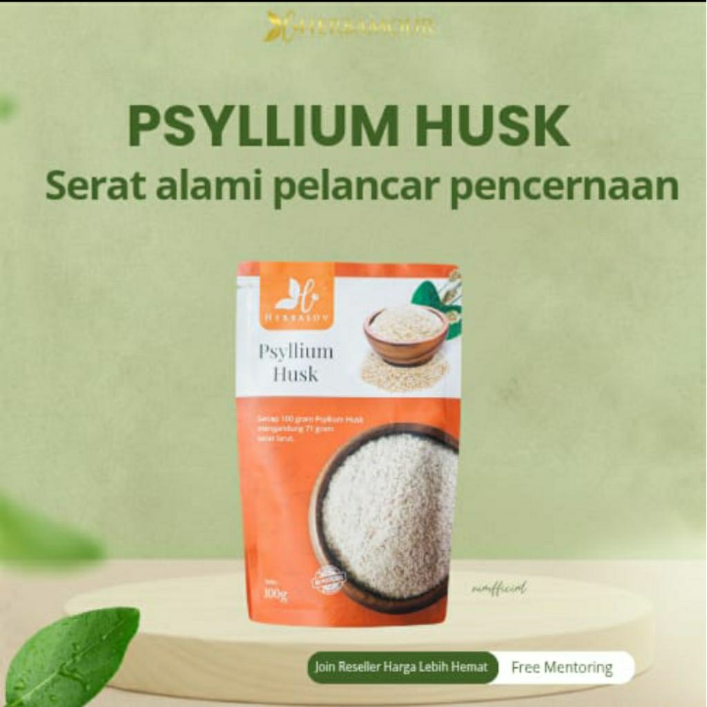 PSYLLIUM HUSK HERBAMOUR SERAT DIET ATASI SEMBELIT