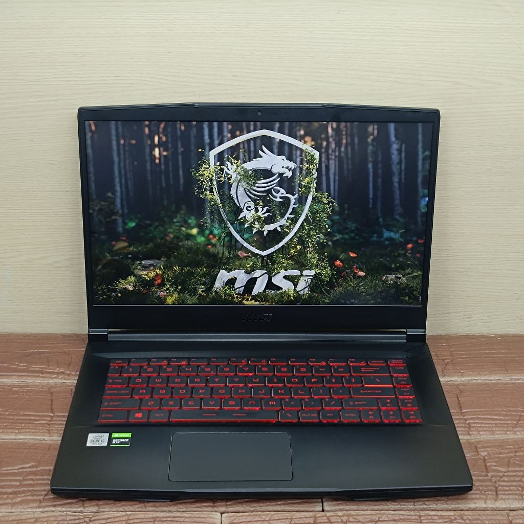 Laptop MSI GAMING GF63 Thin 10SCSR Intel Core i5-10200H RAM 8GB SSD 512GB GTX 1650 Ti GEN10 144Hz