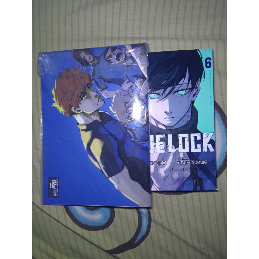 Komik Blue Lock Volume 6 Bekas Ori Bonus Poster
