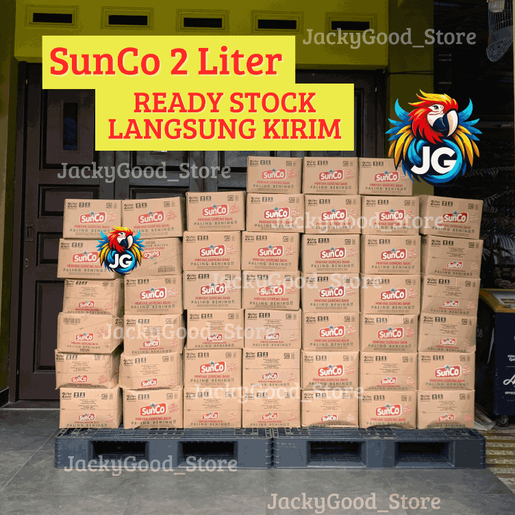 Minyak Goreng Sunco 2 Liter PROMO 1 Dus Isi 6 Pcs, LANGSUNG KIRIM Ready Stock (bukan Pre Order)