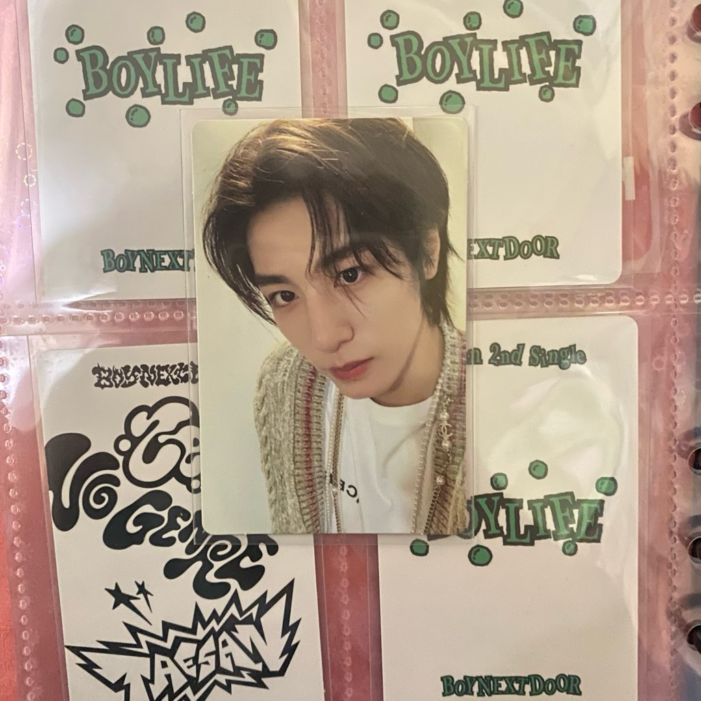 PC PHOTOCARD OFFICIAL LEEHAN WHO CRUNCH BOYNEXTDOOR