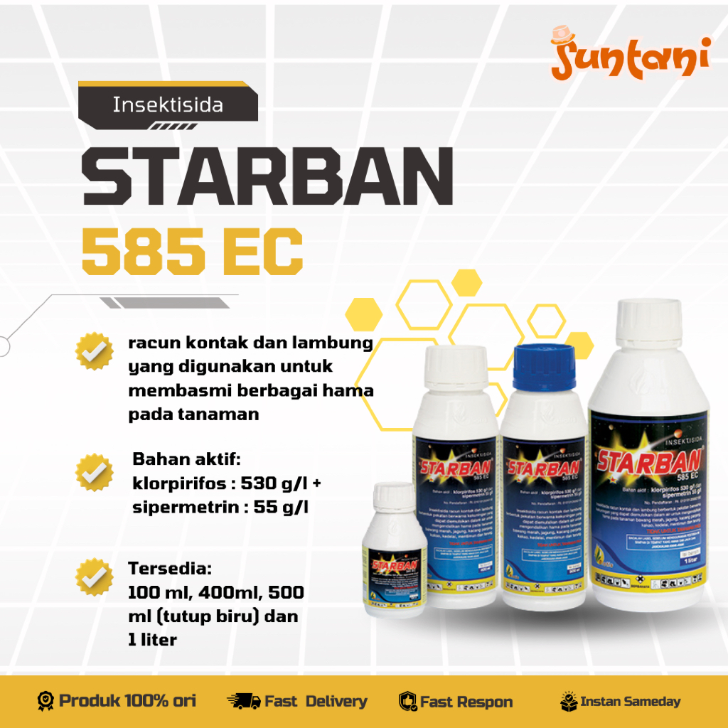 INSEKTISIDA STARBAN 585 EC 500 ml